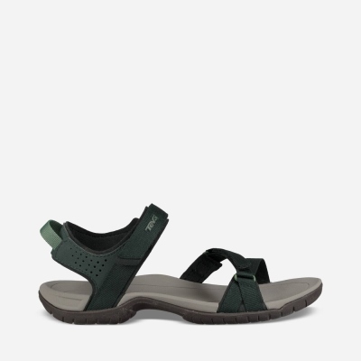 Teva Verra - Women's Teva Hiking Sandals - Grey / Dark Grey | India (TPBY79201)